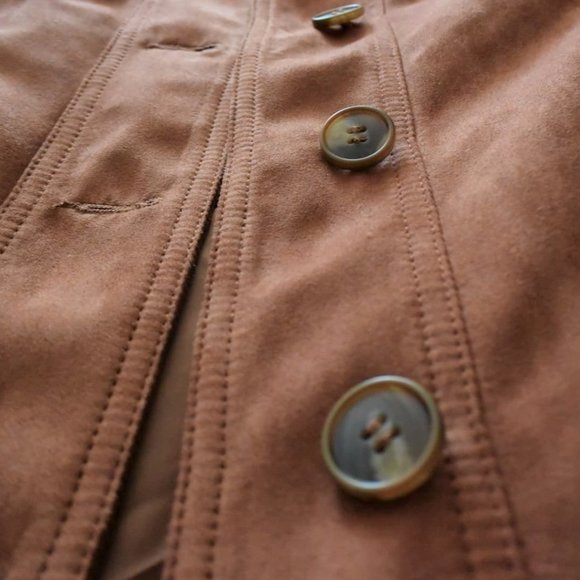 FAUX SUEDE PLUS SIZED JACKET NWT - Picture 5 of 6